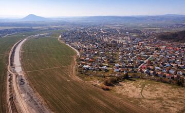 FOTO: Výstavba obchvatu Sabinova pokračuje