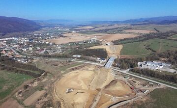 FOTO: Výstavba obchvatu Sabinova pokračuje