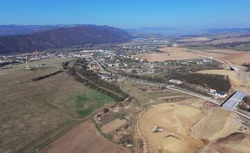 FOTO: Výstavba obchvatu Sabinova pokračuje