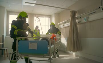 FOTO: Veľká explózia na lôžkovom oddelení v popradskej nemocnici