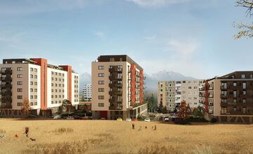 FOTO: V Poprade rastú nové byty. Pozrite si vizualizácie