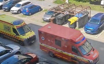 FOTO: Panika na Vihorlatskej v Prešove. Na mieste zasahujú všetky záchranné zložky