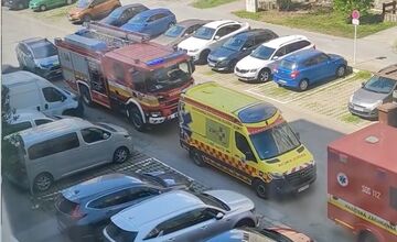 FOTO: Panika na Vihorlatskej v Prešove. Na mieste zasahujú všetky záchranné zložky